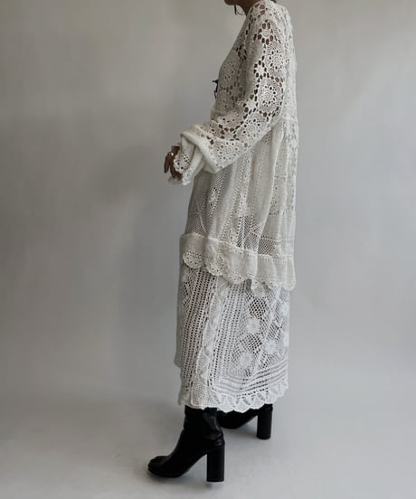【RE;CIRCLE】 RE Crochet Lace One-piece / 220818-004