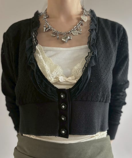 【USED】 Cropped Cardigan / 260502-005