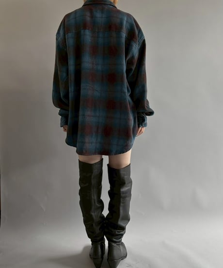 【USED】 STRUCTURE Flannel Shirt /251025-010
