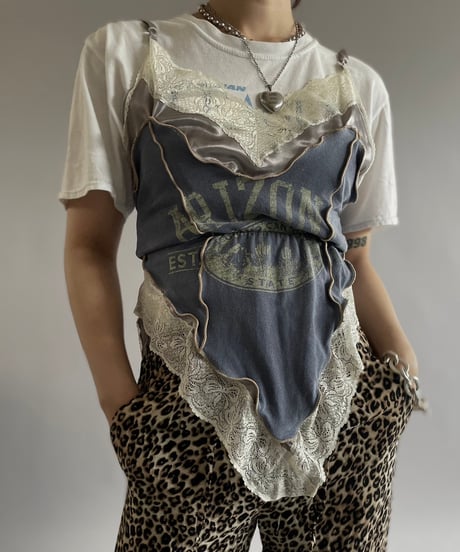 【RE;CIRCLE】 Re Mellow Leotard Camisole Top /  240725-003