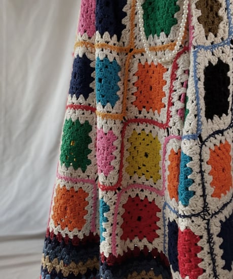 【RE;CIRCLE】 RE Granny Long Skirt②/211216-041