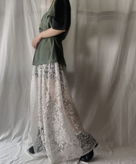 【RE;CIRCLE】 RE Lace×Fatique N/S One-piece①/210714-012