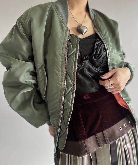 【USED】 Made in USA MA-1 Jacket/241207-005
