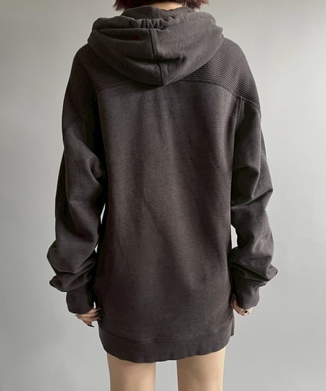 【USED】 DIESEL After Hooded Design Waffle Panel Parka/MS2510-005