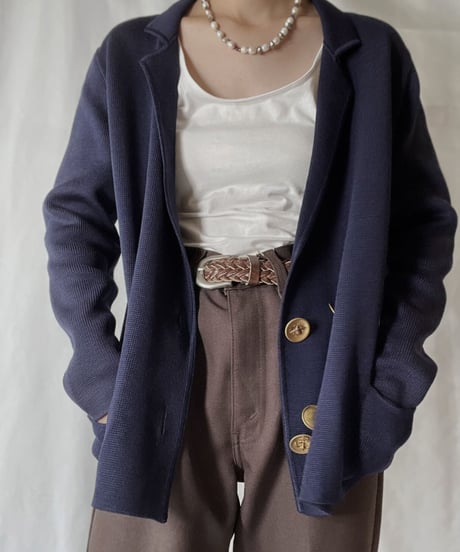 【USED】   Dead Stock Knit Jacket/210930-032