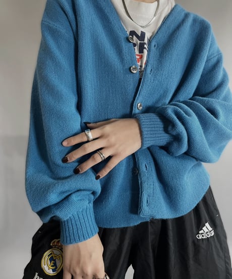 【USED】 Acrylic Knit Cardigan / 221203-013