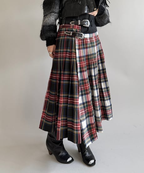 【RE;CIRCLE】 RE Kilt Long Skirt / 250102-017