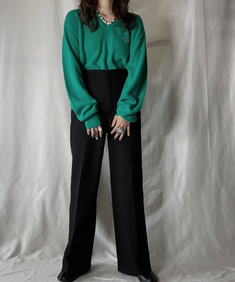 【USED】   LACOSTE Knit Top⑧/211126-024