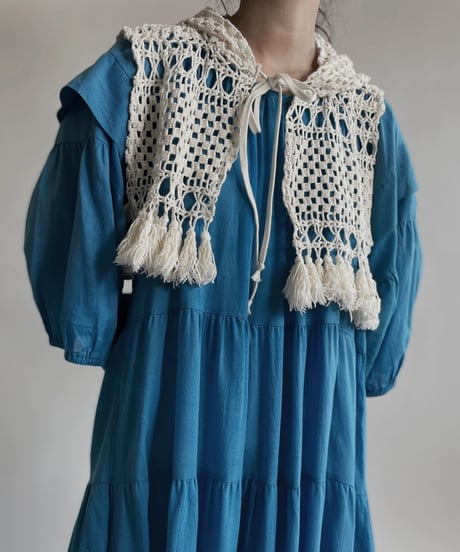 【RE;CIRCLE】 RE Crochet Lace Hood / 220427-001