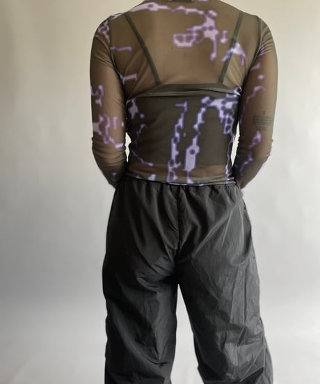 【USED】 SERAPIS Patterned Sheer Top /240914-036