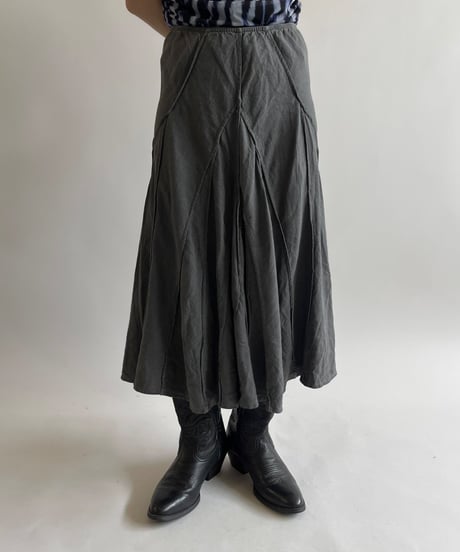 【USED】 Linen Long Skirt / 250517-015