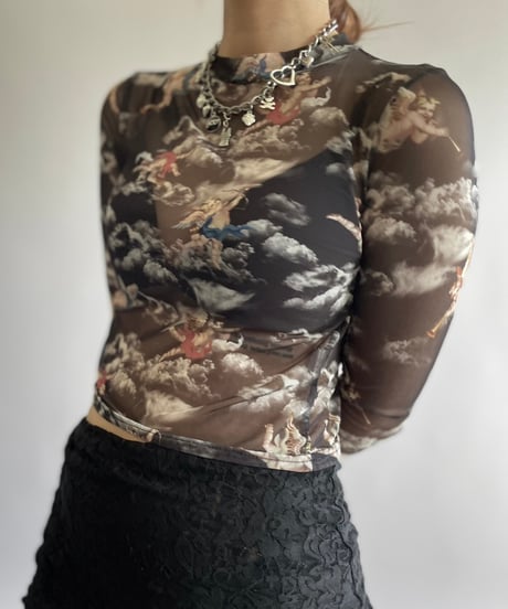 【USED】 Angel Patterned Second Skin /241006-017