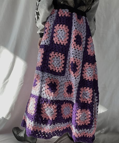 【RE;CIRCLE】 RE Granny Long Skirt⑤/211216-044