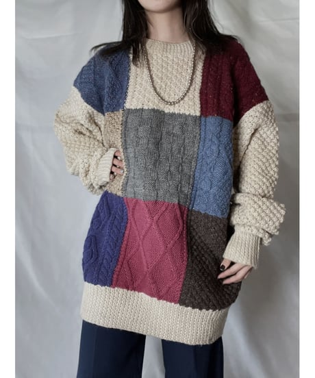 【USED】 Alan Knit L/S Top②/ 220120-055