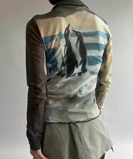 【USED】 Cop.Copine Design Sheer Shirt  /251014-032