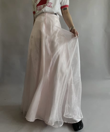 【USED】 Sheer Long Skirt / 230603-029