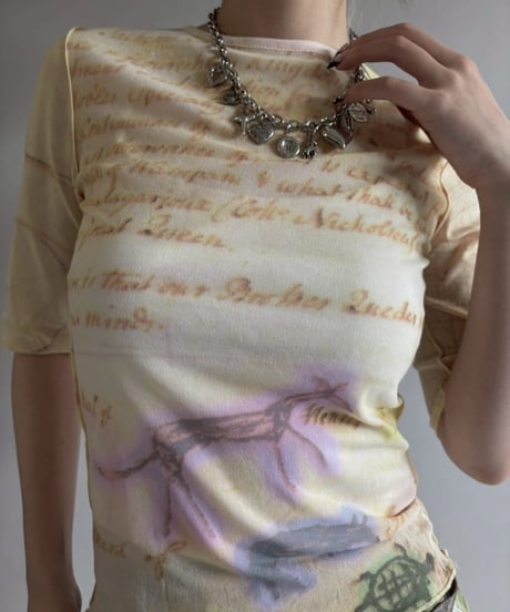【USED】 Cop.Copine Design Sheer Top/ 260328-002