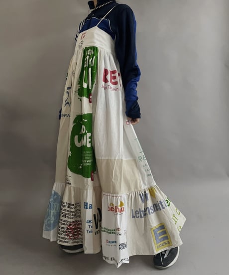 【RE;CIRCLE】RE Eco-Friendly Bag Camisole Long One-piece / 230327-001