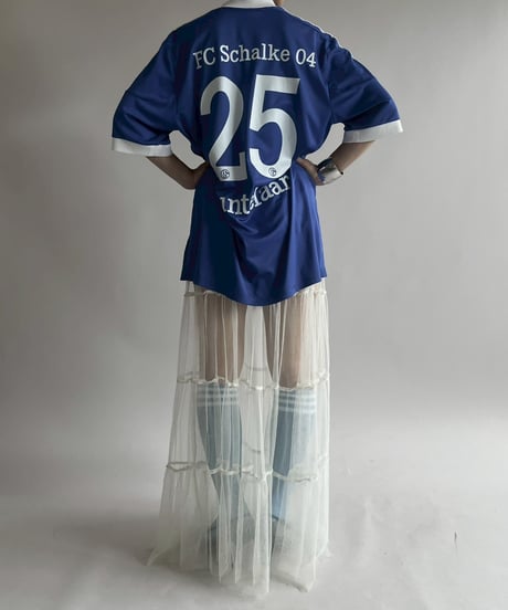 【USED】 adidas 12~13's Schalke 04 HUNTELAAR Soccer Shirt/ 250607-024