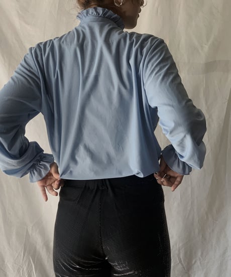 【USED】Poly Blouse Shirt/210217-042