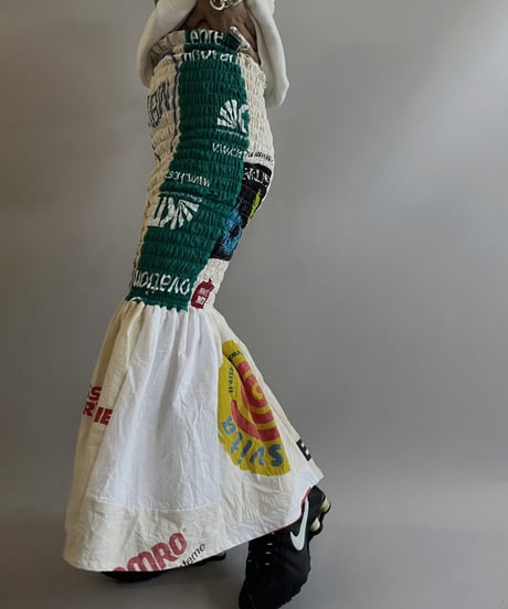 【RE;CIRCLE】RE Eco-Friendly Bag Shirring Skirt/ 230828-010