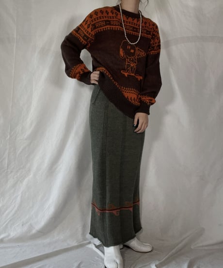 【USED】   Knit L/S Top /211216-026