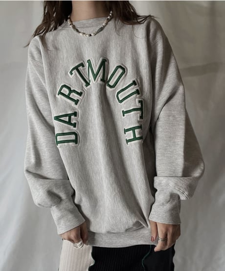 【USED】  90's USA Champion Reverse Weave Sweat DARTMOUTH/211116-032