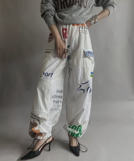【RE;CIRCLE】RE Eco-Friendly Bag Rraw Cord Pants / 230427-019