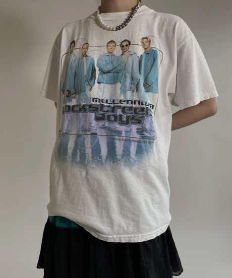 【USED】 Backstreet boys Short Sleeves T-shirt / 220813-036