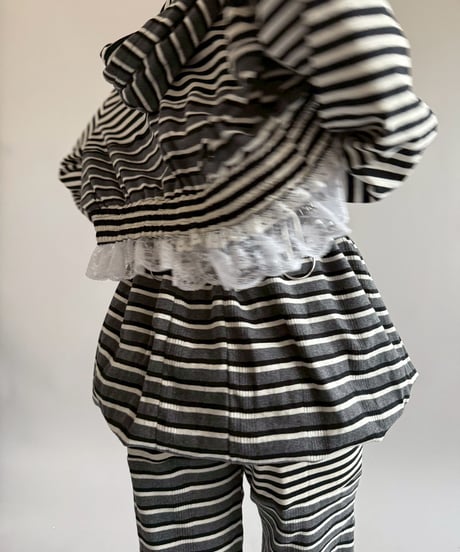 【RE;CIRCLE】 RE Border Balloon Skirt Mini  /  250403-003
