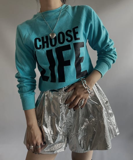 【USED】L/S Sweat Top CHOOSE LIFE/ 231009-013
