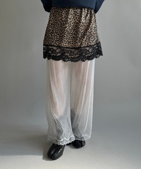 【USED】 Leopard Pattern Mini Skirt /250118-010