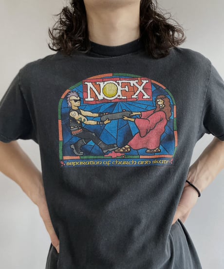 【USED】 MADE IN USA Band T-shirt NOFX / 230703-024