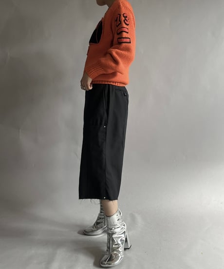 【USED】 Vintage Wool Lettered Knit Top/241130-024