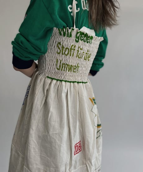 【RE;CIRCLE】 RE Eco-Friendly Bag Shirring One-piece / 220825-013