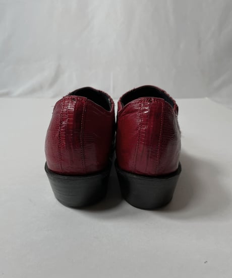 【USED】 Western  Leather Shoes/210826-004