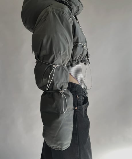 【RE;CIRCLE】 RE Draw Code Short Down Jacket / 230126-014