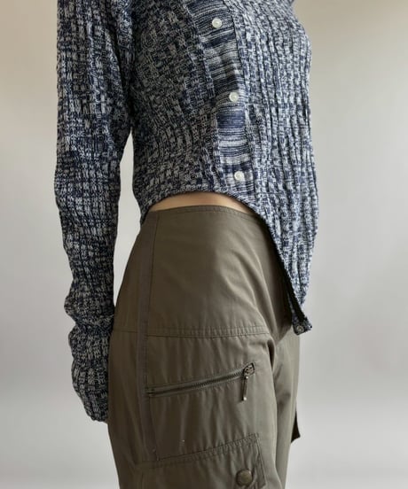 【RE;CIRCLE】 RE Rib Knit Leotard Top / 260416-008