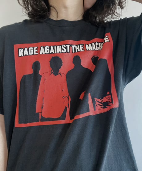 【USED】  MADE IN USA Band T-shirt RAGE AGAINST THE MACHINE /230703-008