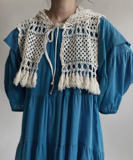 【RE;CIRCLE】 RE Crochet Lace Hood / 220427-001
