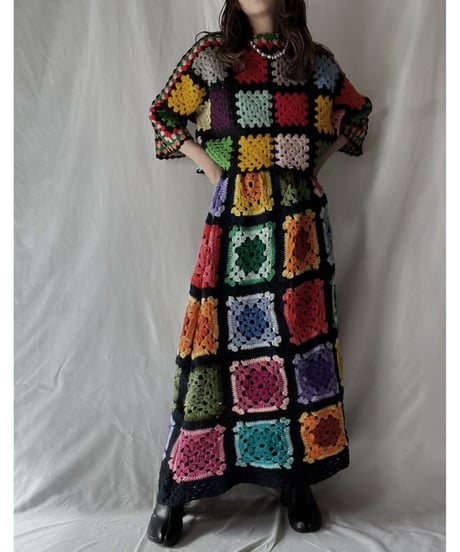 【RE;CIRCLE】 RE Granny Long Skirt④/211110-011