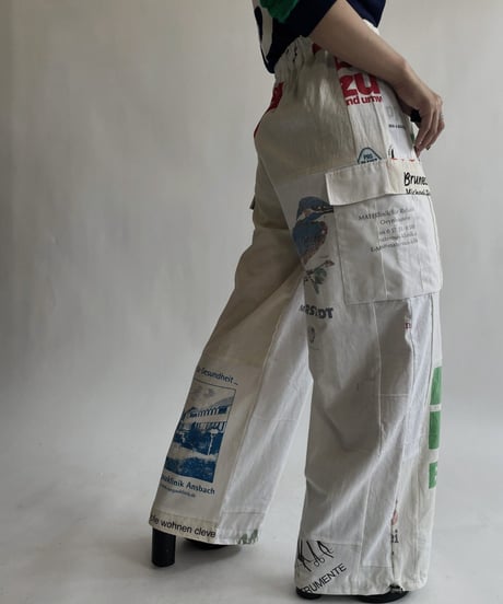 【RE;CIRCLE】 RE Eco-Friendly Bag Draw Cord Pants / 220825-020