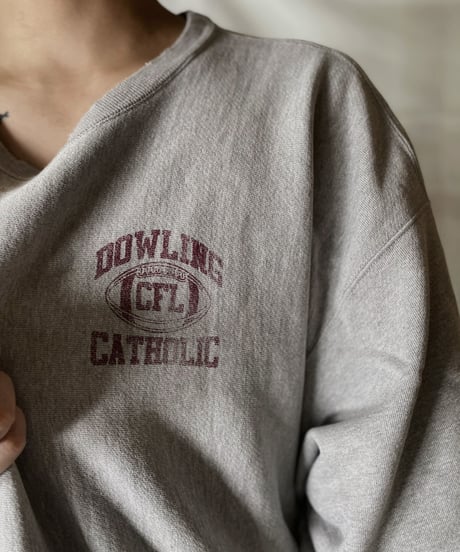 【USED】  Champion Reverse Weave Sweat DOWLING CATHOLIC/210902-032