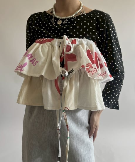 【RE;CIRCLE】 Re Eco Bag Maki Skirt /  250417-006