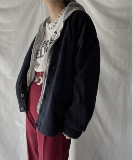 【USED】   Acrylic Knit Cardigan④/211020-055