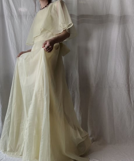 【USED】 Dot Patterned See-through N/S Dress/210714-032