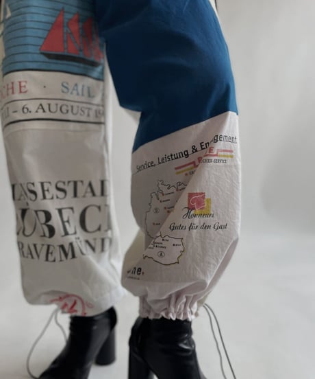 【RE;CIRCLE】 RE Eco-Friendly Bag Draw Cord Pants / 220825-023