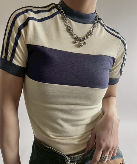 【USED】  70~80's Border Ringer T-Shirt/250510-021