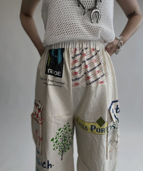 【RE;CIRCLE】 RE Eco-Friendly Bag Draw Cord Pants / 220804-020