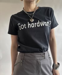 【USED】 RESIZED 00s GILDAN Got hardware? T-Shirt / 250830-012